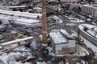 Epic Chimney Demolition in Eisenberg, Germany